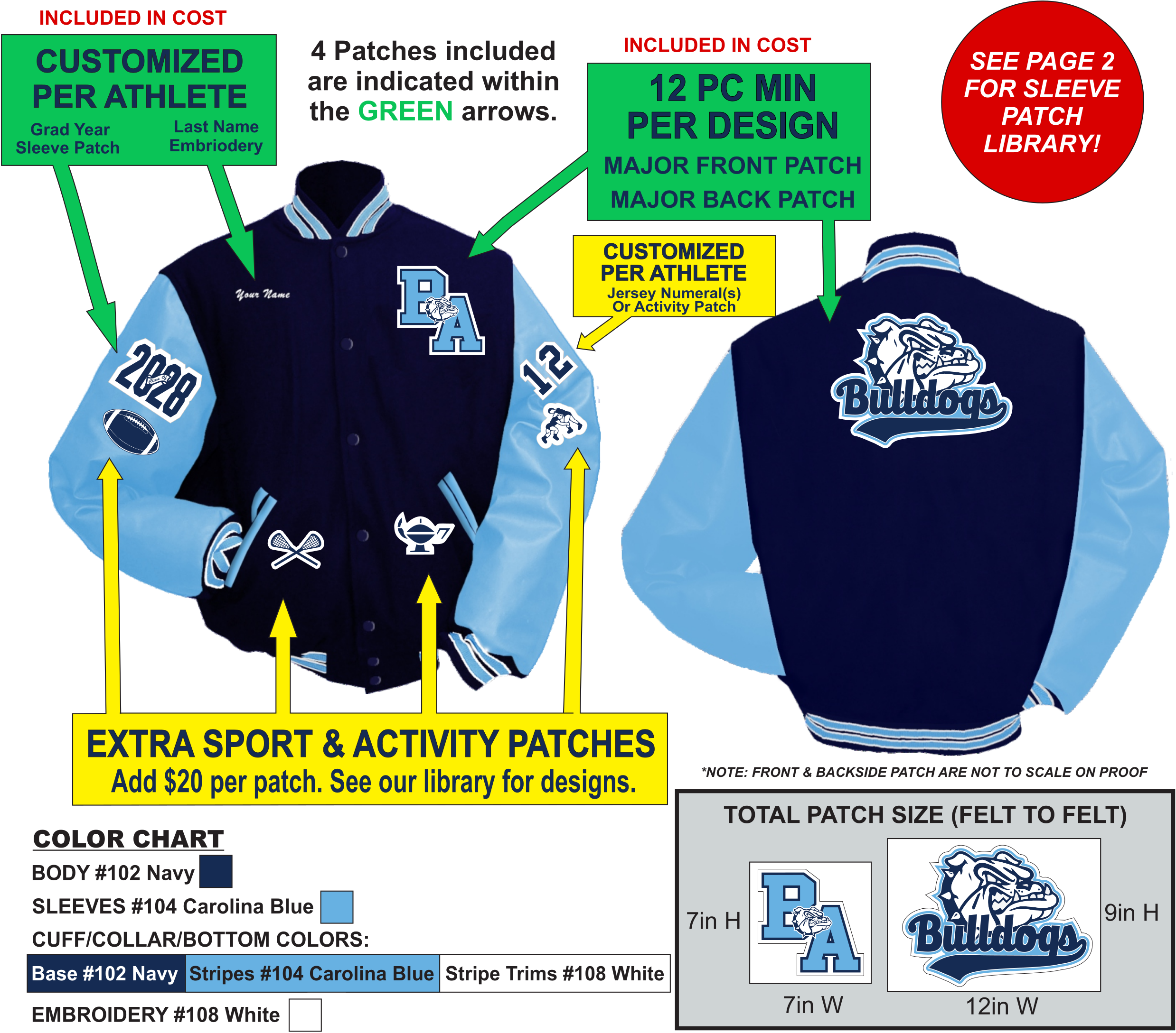 Image of jackets and patches