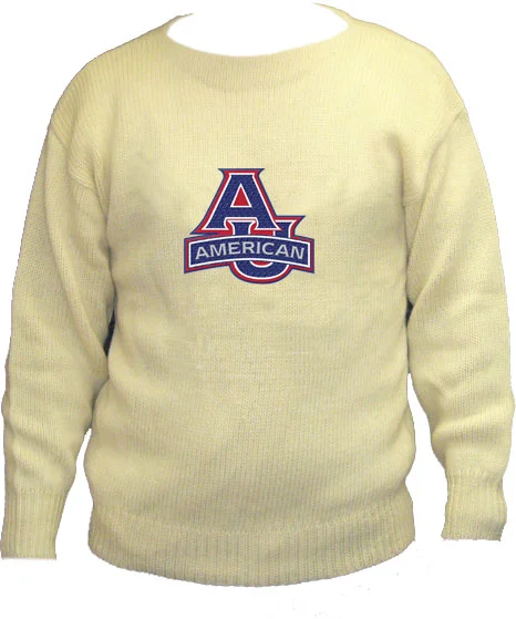 Class Year Sweater  with Intarsia (knitted in) "2017"